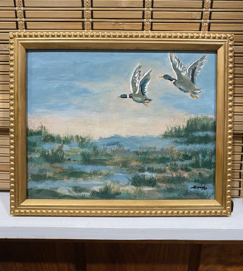 Blue Wetlands | Original Framed Painting